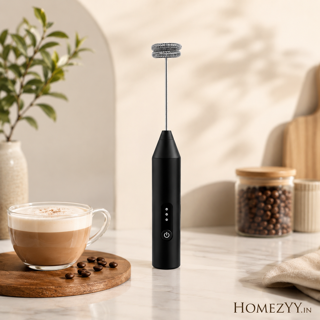 Rechargeable Coffee Hand Blender | Electric Milk Frother | USB Coffee Mixer | Homezyy