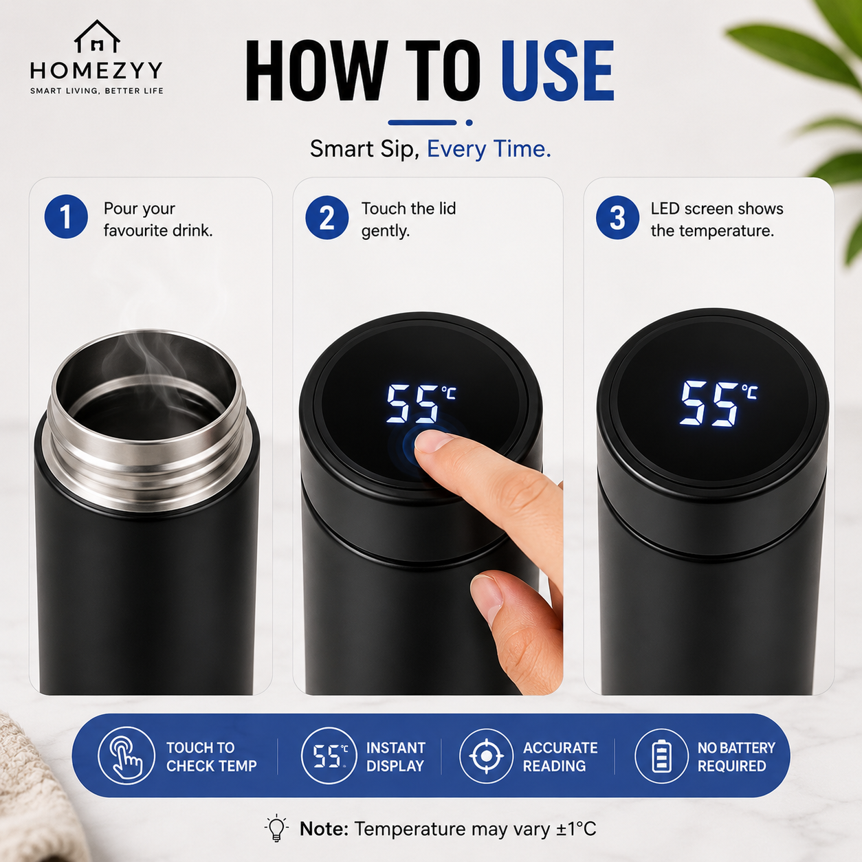Smart Temperature Bottle