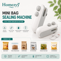 Mini Bag Sealing Machine – 2-in-1 USB Rechargeable Heat Sealer & Cutter for Food Storage Bags